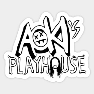 Techno House Music - aokis playhouse original edition Sticker